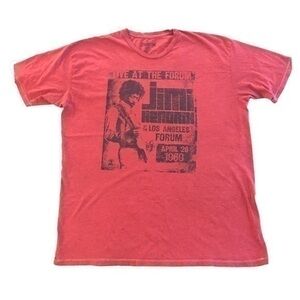 Jimi Hendrix Live At The Los Angeles Forum 1969 Hybrid Apparel Size 2XL T-Shirt